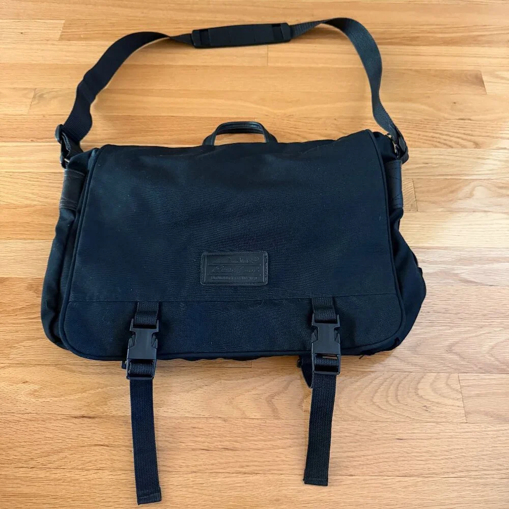 Eddie Bauer Black Messenger Bag